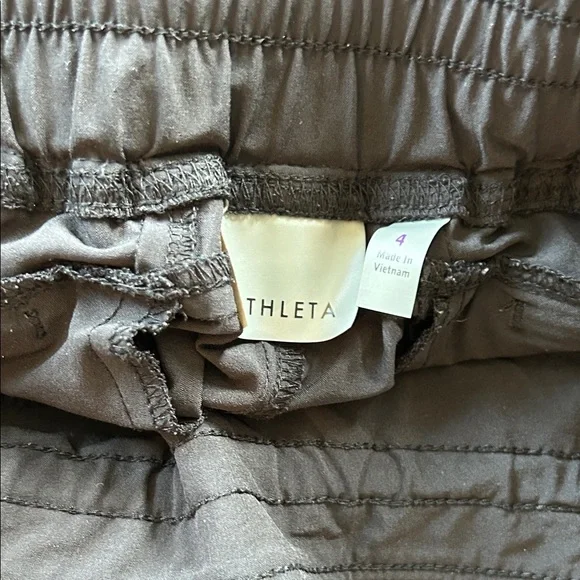 Athleta Women's Black Cropped Joggers - Picture 2 of 4